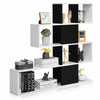 5-Tier Bookshelf Corner Ladder Bookcase Display Storage Rack Modern Room Divider