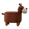 Upholstered Animal Shaped Ottoman Ride-on Footrest Stool Rest Seat TOY Kids New