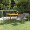 7 Piece Garden Dining Set Anthracite H6Z9