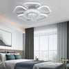 Modern 5 Heads Fan Wall Ceiling Light LED Daylight White Pendant Chandelier Lamp