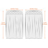 2 Panels Beige Curtain Blackout Ring Top Drapes for Bedroom Drapes Curtains