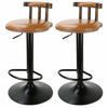 1/2X Bar Stools Velvet Breakfast Chair Kitchen High Counter Stool Pub Restaurant