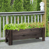 Wooden Garden Raised Bed Planter Grow Containers Pot, 100x36.5x36cm