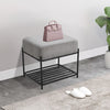 Shoe Bench Shoes Storage Rack Organiser Cushion Padded Seat Hallway Foot Stool