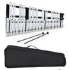 30 Note Glockenspiel Xylophone Foldable Percussion Instrument w/ Wood Base