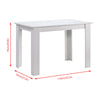 Rectangle Dining Tables for 2-4 Small Space, Wooden Kitchen Table Home/Office