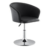 Faux Leather Salon Chair Bar Stool Hair Beauty Barber Chair Black Adjustable