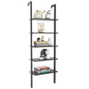 5-Tier Ladder Shelf Bookshelf Wall Mounted Storage Organizer Plant Display Rack