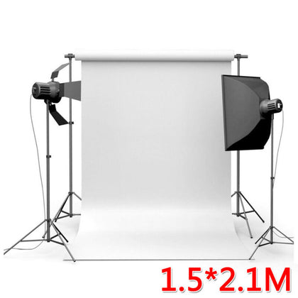 7x5FT Thin Vinyl White Photography Background Screen Studio Backdrop Photo Props