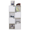 8 Cube Bookcase Wooden Shelving Display Shelf Storage Unit Home Door Organizer