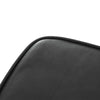 2/4/6pcs Dining Chairs Set Faux Leather Seat Back Metal Legs Kitchen Chair