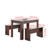 Rectangle Dining Tables for 2-4 Small Space, Wooden Kitchen Table Home/Office