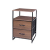 1/2/3/4/5 Drawers Fabric Chest of Drawers Cabinet Storage Unit Bedside Table UK