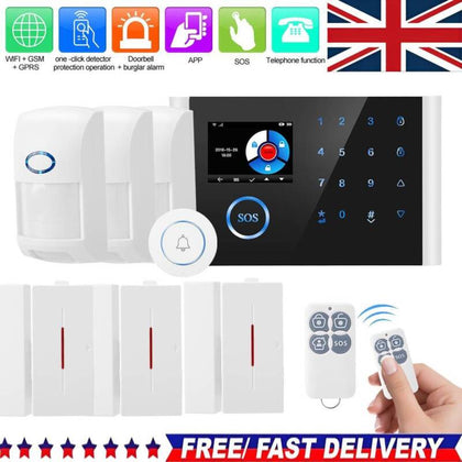 Wireless Home Shed Alarm System Sensor House Siren Security Burglar Alarm System