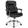 Leather Office Chair Executive Computer Chair Big & Tall Ergonomic Padded Chair