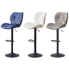 2x Faux Leather Bar Stools Kitchen Dining Room Chairs Gas lift Swivel Modern