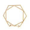 UK Stunning Double-Hexagon Wooden Wedding Arch Backdrop Stand Archway Arbor Boho