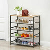 Shoe Rack 5 Tier Cabinet Storage Organiser Stand Shelf for Entryway Hallway
