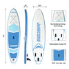 10/11.6 ft Adjustable Inflatable Surfboard Stand-Up SUP Inflatable Paddle Board