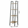 4-Tier Storage Rack Bookcase Display Stand Ladder Shelf Free Standing