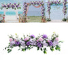 1M Artificial Wedding Arch Rose Flower Row Wall Panel Table Backdrop Party Decor