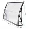 Door Canopy Awning Shelter Front Back Outdoor Porch Patio Window Roof Rain Cover