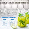 Countertop Ice Cube Maker 2.6L Portable Ice Machine W/ Ice Yield 20kg per Day