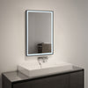 Wall Mounted Bathroom Vanity Mirror with Anti-Fog Demister Dimmable LED Lights
