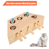 LEVEL Cat Toys Interactive Toy Five-hole Cartoon Catching Game