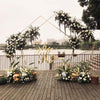 Metal Pentagon Wedding Arch Frame Backdrop Free Standing Birthday Party Props UK