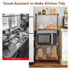 4-Tier Kitchen Baker’s Rack Industrial Utility Storage Shelf Microwave Stand