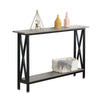 Morden 2 Tiers Console Table Entryway Hallway Table With Shelf Side Table