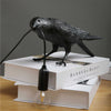 Seletti Bird Table Lamps Resin Crow Desk Lamp Bedroom Wall USB Sconce Light
