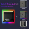 Super Bright LED RGB Bathroom Vanity Mirror Dynamic Color Lights Smart Memory