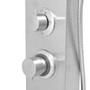 Bathroom Shower Thermostatic Shower Panel Column Tower With Body Jets Twin Head