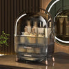 Clear Black Cosmetics Makeup Organiser Jewelry Case Storage Carry Box Dustproof