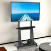 32-80" Mobile TV Cart Floor Stand Home Mount TV Trolley Exhibition Meeting Room