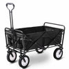 Foldable Garden Cart Pull Wagon Hand Transport Cart Collapsible Trolley NS