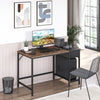 Computer Desk, Home Office Workstation w/ CPU Stand and Storage Drawer
