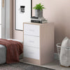 Bedside Table Storage Cabinet Chest of 3 Drawers Living Room Bedroom Furniture