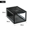 XL Magnetic Door Sneaker Shoe Box Plastic Shoes Storage Boxes Drawer Organiser