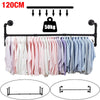 120CM Industrial Pipe Clothing Rack Wall mounted Clothes Hanging Display Rack.