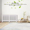 Radiator Cover Cabinet White Traditional Modern MDF Slat Wood Grill Furniture
