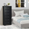 Modern Narrow Chest of Drawers Bedside Cabinet Sideboard Bedroom 6 Drawers Chest