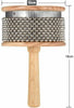 LEVEL Large Wooden Afuche Cabasa Percussion Instrument Hand Shaker 13cm Wide