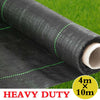 Heavy Duty Ground Cover Fabric Landscape Garden Weed Control Membrane 4m X 10m