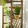 Large Wooden Plant Stand Hanging Flower Shelf Ladder Rack Garden Outdoor Indoor