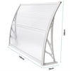 Door Canopy Awning Shelter Front Back Outdoor Porch Patio Window Roof Rain Cover