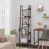 Ladder Shelf Bookcase 5 Tier Display Storage Shelving Unit Stand