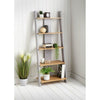 New Millbrook Ladder Shelf Stylish Decorative Storage To Your Home - Oak & Grey